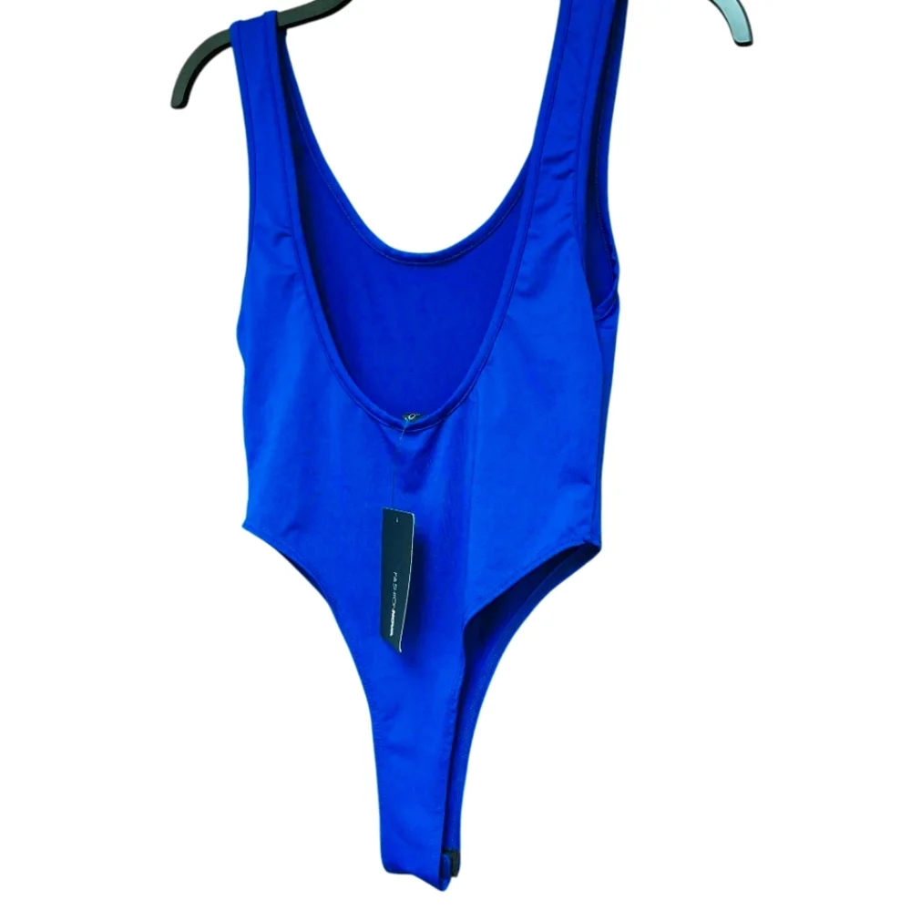NWT Fashion Nova Blue Women's Bodysuit Size S